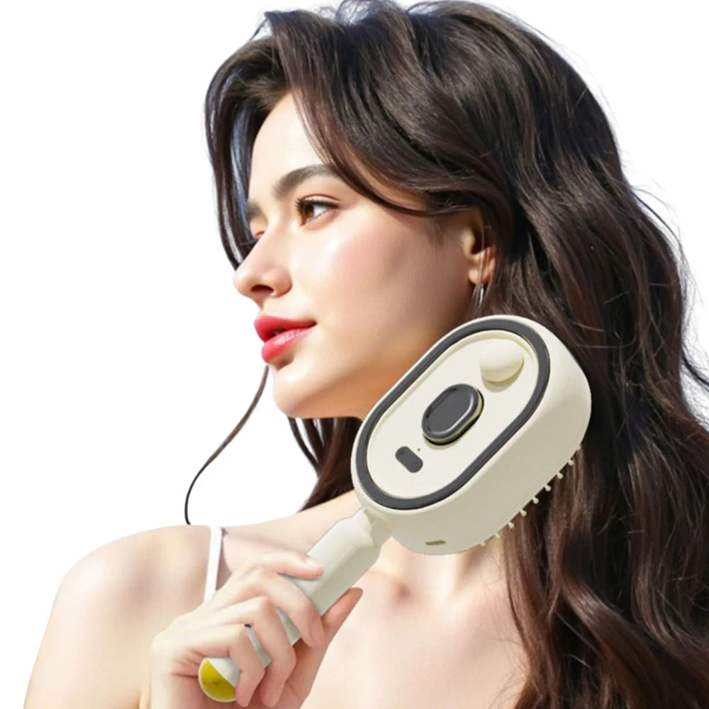 Rechargeable Electric Steam Hair Brush
