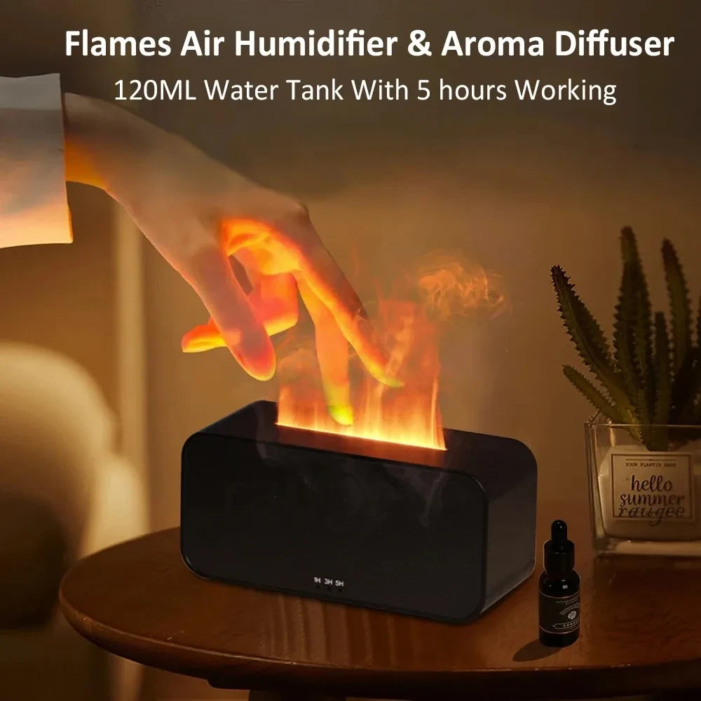 Flame Aromatherapy Essential Oil Diffuser