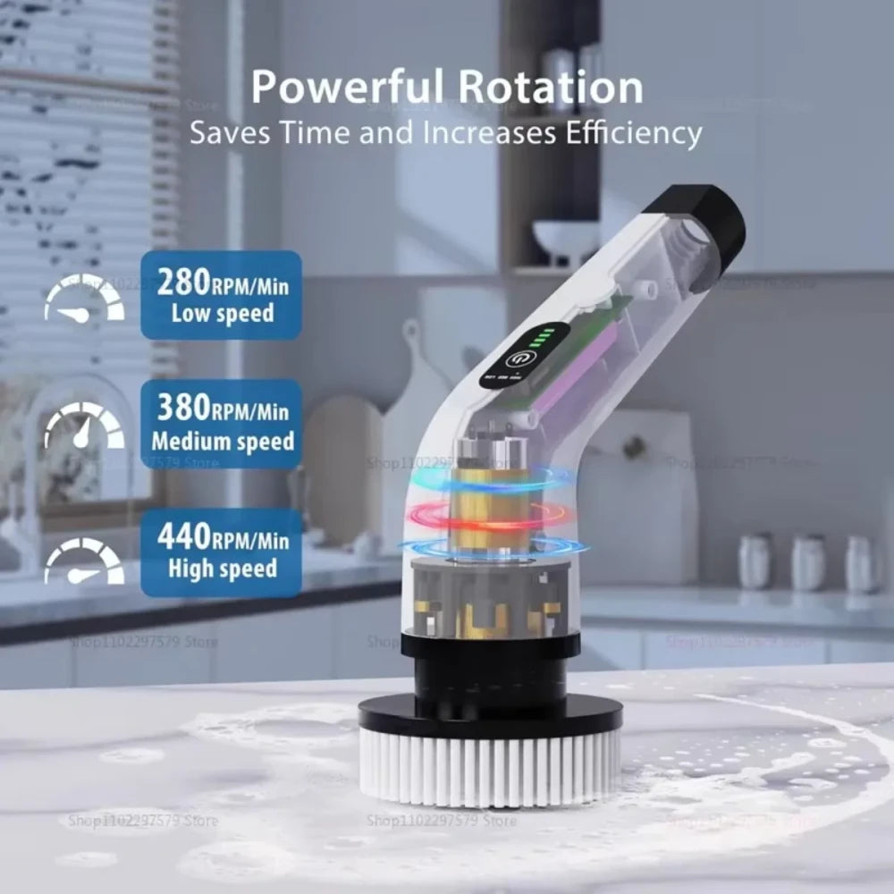 Adjustable Electric Spin Scrubber