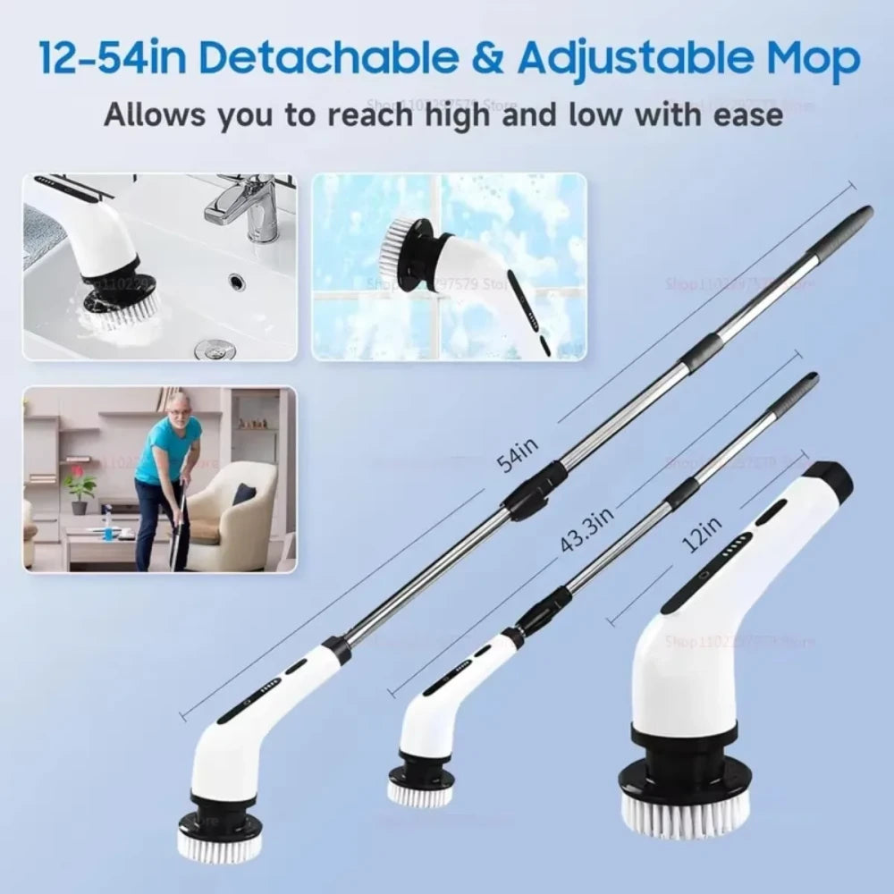 Adjustable Electric Spin Scrubber