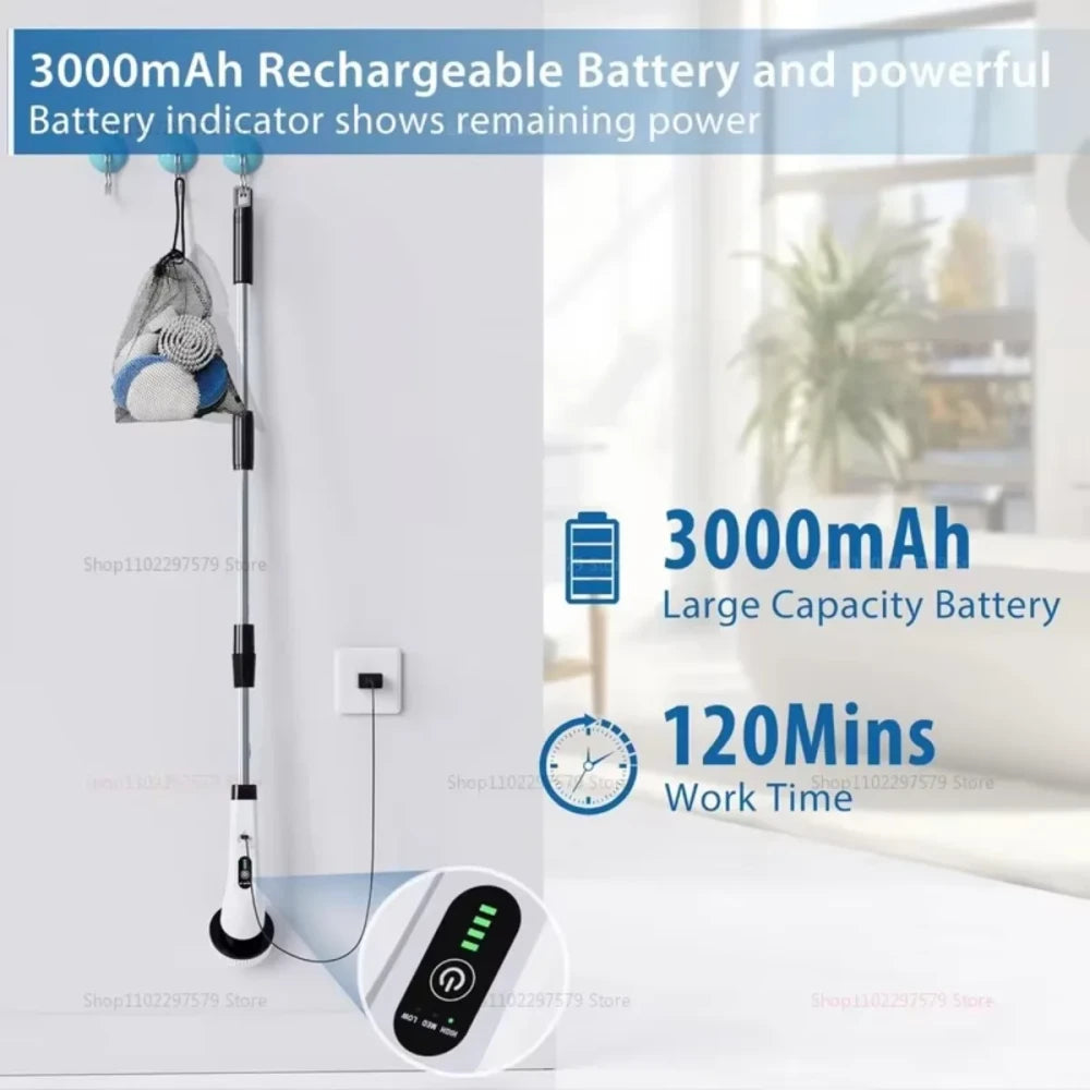 Adjustable Electric Spin Scrubber